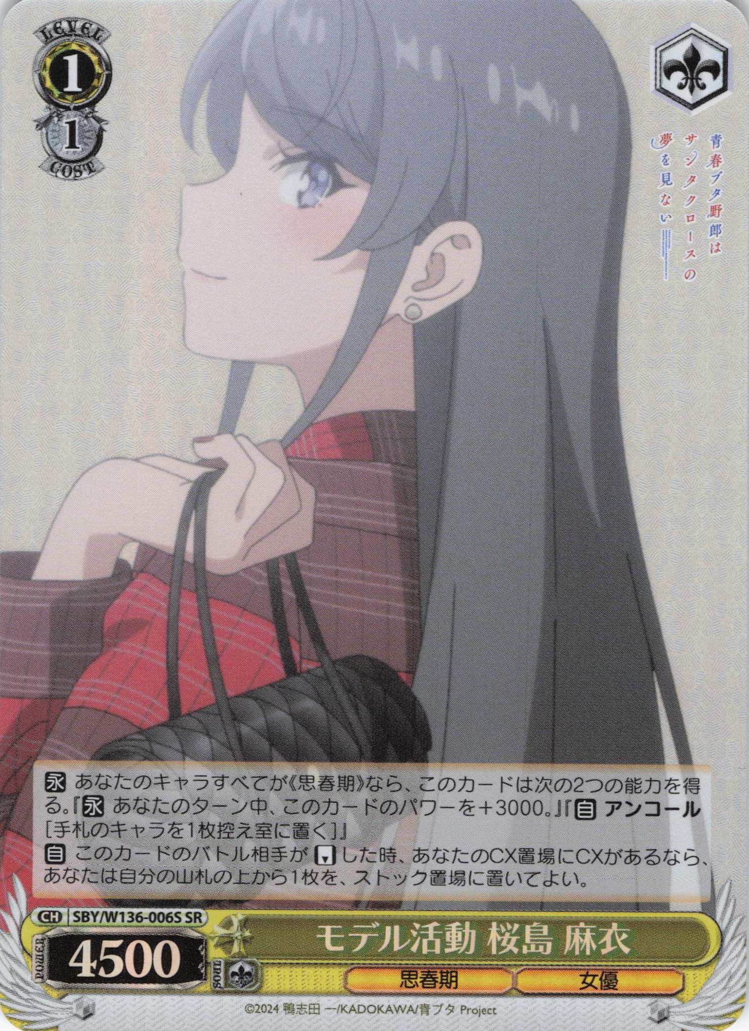 モデル活動 桜島 麻衣(SR)(SBY/W136-006S)